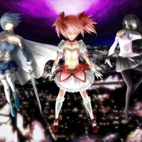 Mahou Shoujo Madoka Magica girls