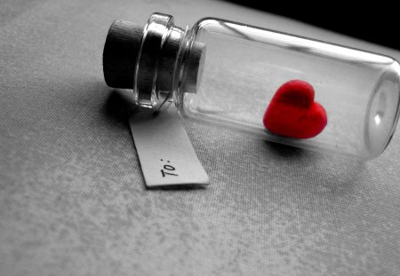 Heart in a bottle