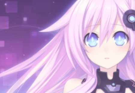 Purple, black and blue - pretty, blushing, anime, female, blue, pink, japan, purple, sad, place, beautiful, girl, scared, black, manga, cute, adorable, japanese