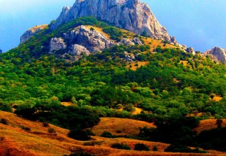 MOUNTAIN - rock, mountains, nature, crimea