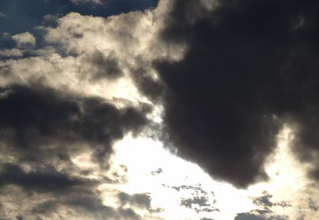 A Break in The Storms - cloud, sky, sun, clouds