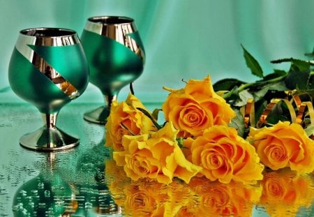 Beautiful still life - blooms, blossoms, delicate, tenderness, beautiful, beauty, lovely, petals, flowers, nature, bright colors, nice, glass