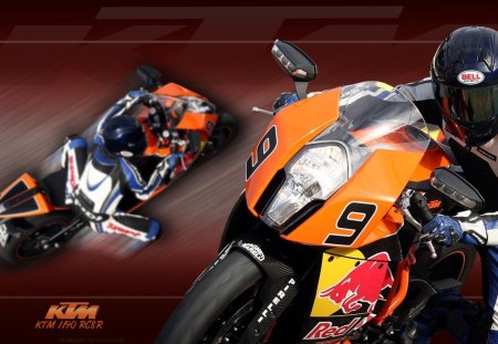 KTM RC8 R - sport, motorcykles, biker, ktm rc8 r, motorcyclist