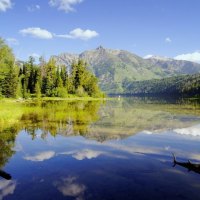 quiet mountain lake