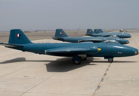 English Electric Canberra B (i) 2 and Mk 4 bombers. - peru, south african air force, saaf, english electric canberra