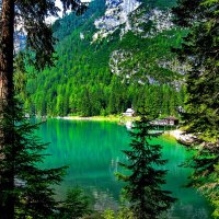 Beautiful lake Braies