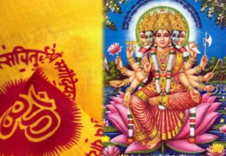 gayatri devi - spiritual, gayatri, goddess, mantra