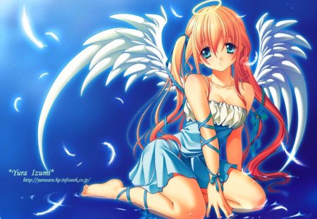 anime girl - girl, anime, angel