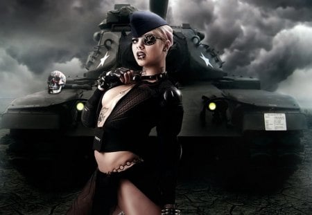 army girl - animation, fantasy, people, beautiful, photography, entertainment, other