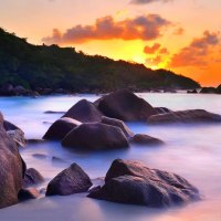 ROCKY BEACH at SUNSET