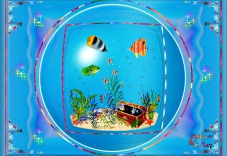 Aqua Fun - seas, fish, oceans, marinelife, aquariums