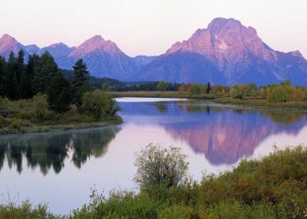 Purple Reflection. - of, purple, the, peaks