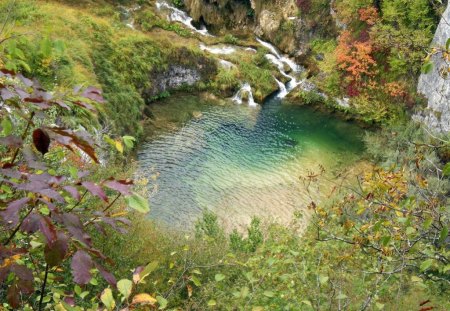 NATURE'S CORNER - secluded, lakes, ponds, water, waterfalls, foliage