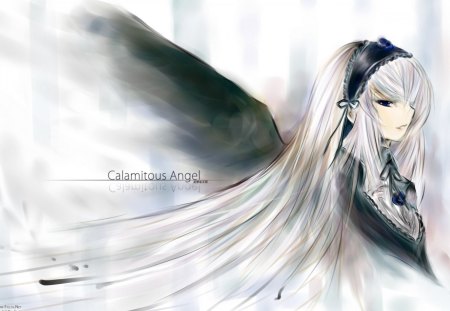 Calamitous Angel - rozen maiden, white, girl, cute, angel, simple