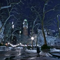 New York on a Winter Night