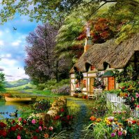 Summer in countryside
