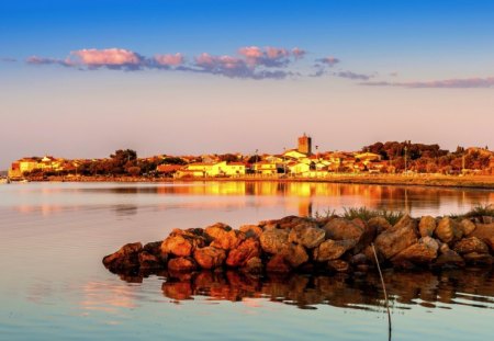 FRANCE - meuse, sea, city, france, stones