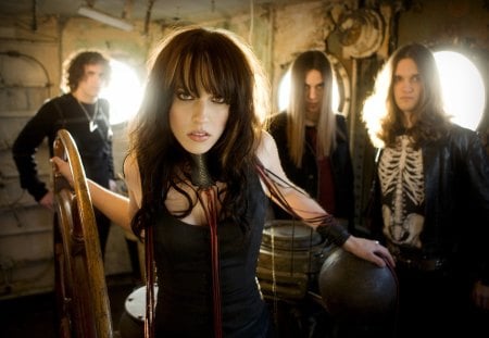 Halestorm - heavy, woman, metal, elizabeth, lady, sexy, hot, girl, music, lzzy, band, halestorm, arejay, hard, rock, hale