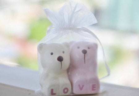 Teddy LOVEâ™¥ - love, wedding, couple, always, soft, forever, blue, pastel, teddy, pale pink