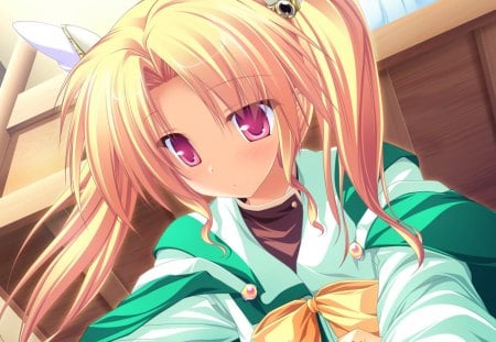 Rena Geminis - magus tale, anime school girl, rena geminis, green, anime, anime girl