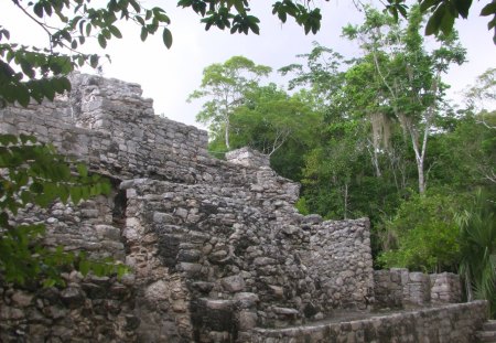 Mayan Ruins @ Coba - cancun mexico, ruins, mayan, market, coba