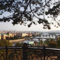 prague and the river vltava