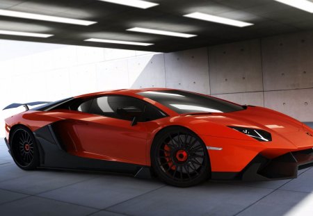 Lamborghini  Aventador - lamborghini aventador, lamborghini, tuning, le-c renm performance, spoiler, aventador