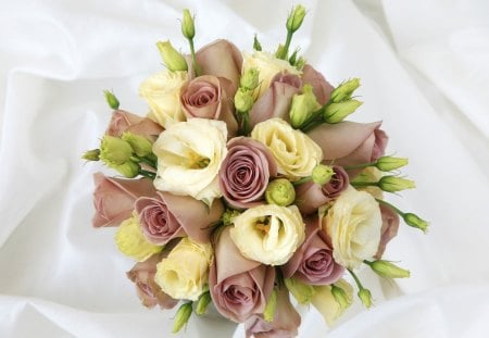 * Lovely bouquet * - wedding, roses, beautiful, flowers, bouquet, lovely