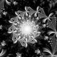 Black And White Fractal