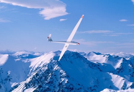 Untitled Wallpaper - alps, southern alps, glider, vehicles aviation, wind glider, new zealand