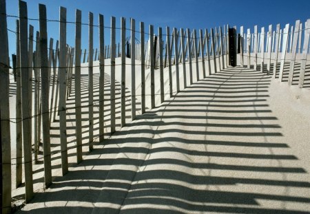 Untitled Wallpaper - fence, sand