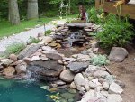 Garden with fountain