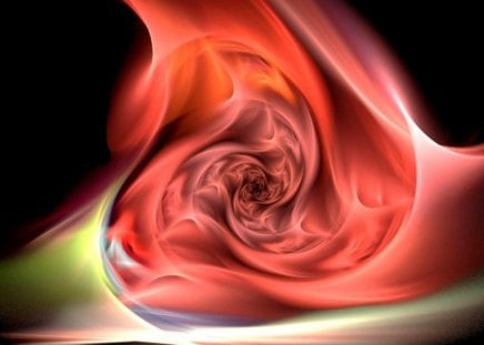 Rose of passion - fractal, roses