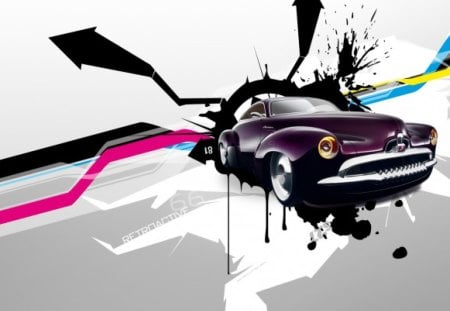 crazy taxi - cg, abstract