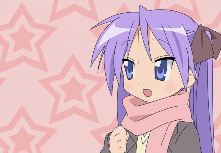 Kagami - lucky star, anime, anime girl, kagami