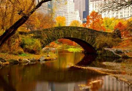 CITY BRIDGE - new york, grand, ny, water, plaza, bridge