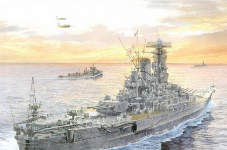 IJN MUSASHI - destroyer, ww2, battleship, musashi