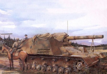 PZKFV WESPE - ww2, russia, pzkfv, wespe