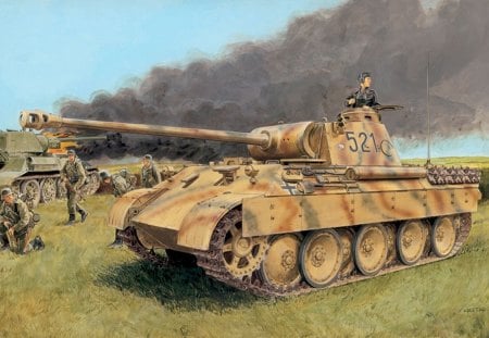 PZKFV 5 PANTHER - pzkfv5, ww2, russia, tank