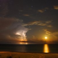 Night over Anna-Maria island