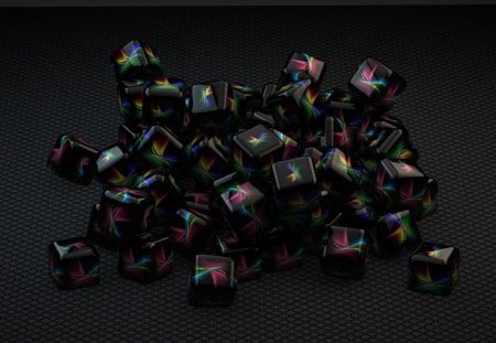 Cubee - abstract, c4d, cube, wallpaper