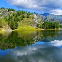 Mirrored river