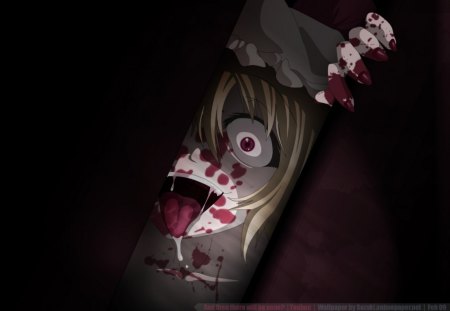 Flandre Scarlet - touhou, flandre scarlet, girl, anime, blood