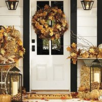 outdoor fall decoration