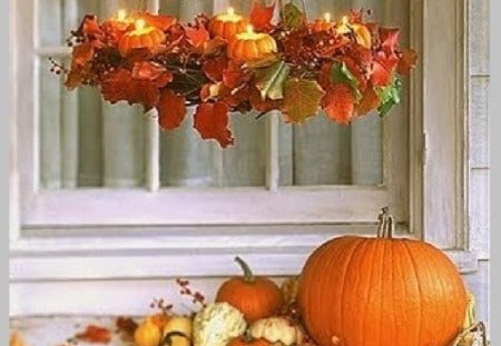 beautiful ideas - fall decoration, architecture, window, beautiful