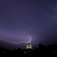 Lightning over the Capitol