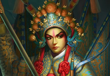 Traditional Fantasy - women, traditional, fantasy, cg