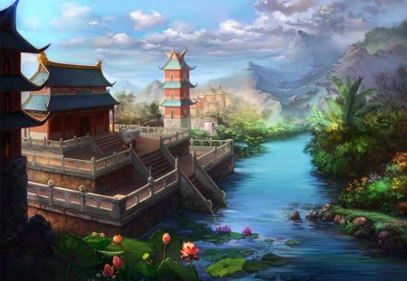 Jade Dynasty - cg, art, jade, dynasty