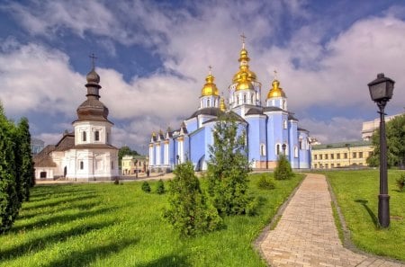 St Michael Cathedral Ukraine - cathedrial, st michael, ukraine, religious