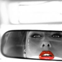 glance in the mirror